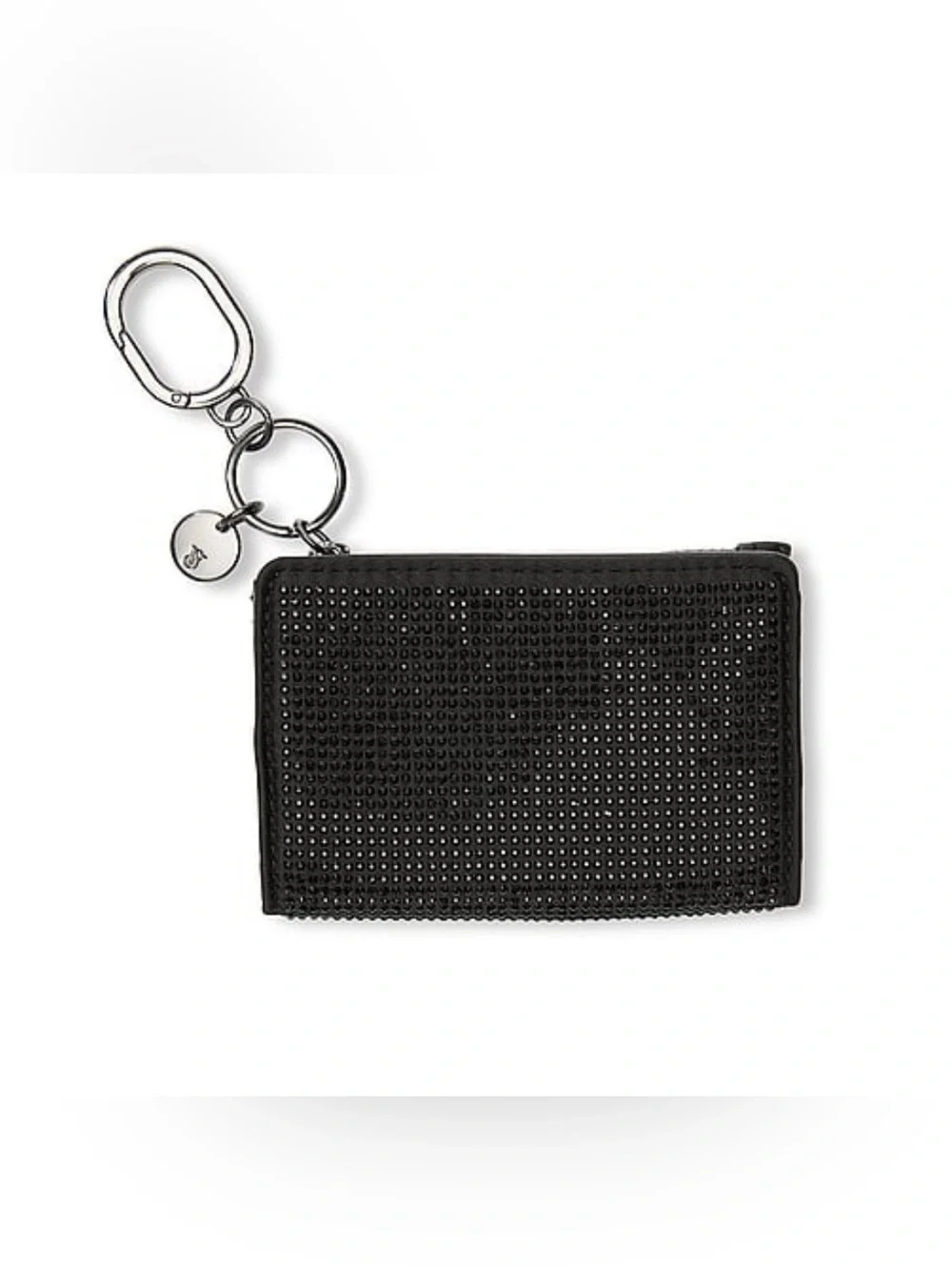 Victoria’s Secret Fold Over Card Case Black Embellishments NWT - Picture 2 of 4